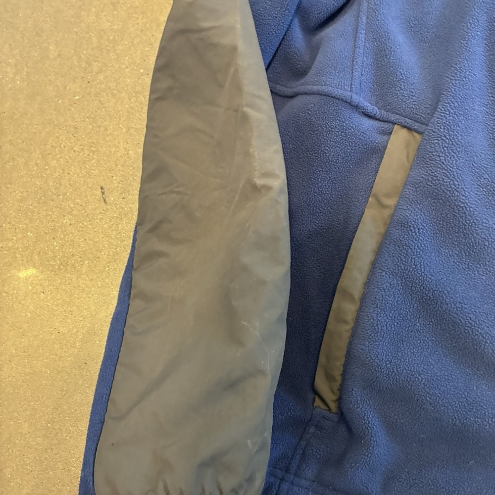 LL BEAN POLARTEC FLEECE JACKET GRAY BLUE ZIP MENS XXL REG EXCELLENT CONDITION - Picture 6 of 6